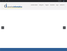 Tablet Screenshot of canariasinformatica.com
